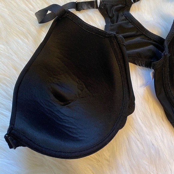Bra Womens Size 42D Black Front‎ Closure - Picture 6 of 8